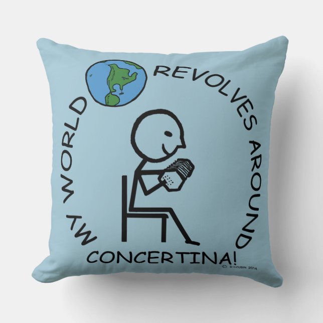 Almofada Concertina - Mundo Revola-se (Frente)