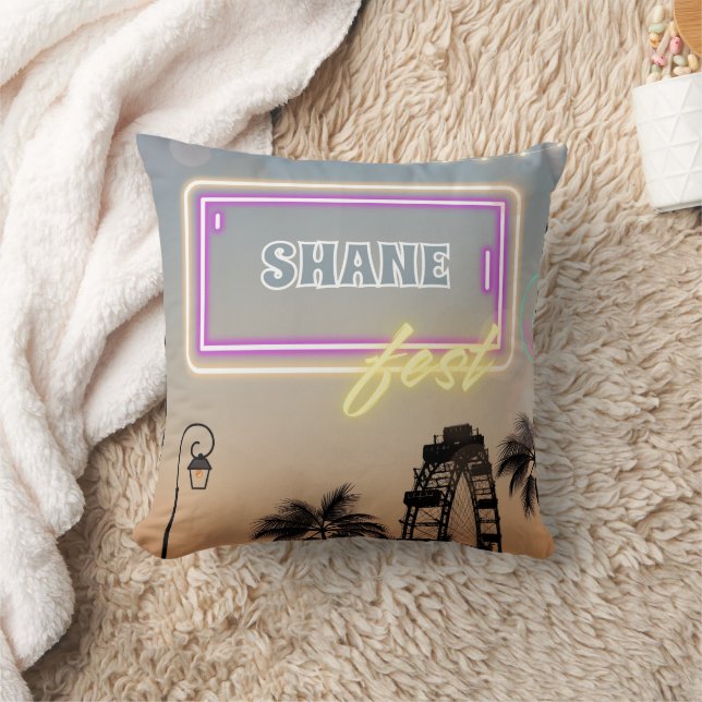 Almofada Concerto do Festival de Música Festa de Aniversári (Cobertor)