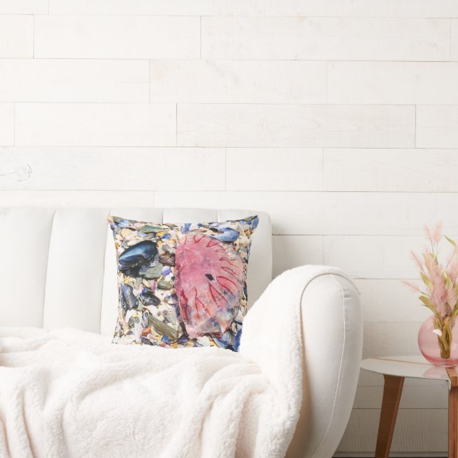 Almofada Conchas do Mar Gellyfish Ocean Beach View (Sofá)