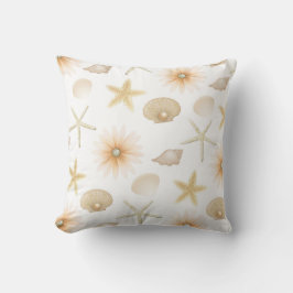 Almofada Conchas e Flores Modern Glamour de Peach Beach