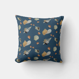 Almofada Conchas marinhas lago de praia oceânica de Verão l