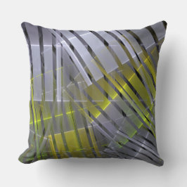 Almofada Condecoração geométrica riscada abstrata