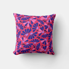 Almofada Coneflower Confetti em framboesa