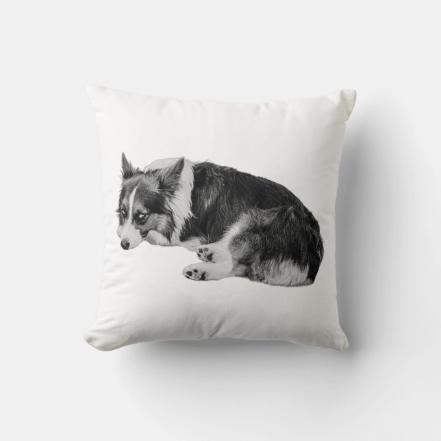 Almofada Conforto de Corgi Curled (Frente)