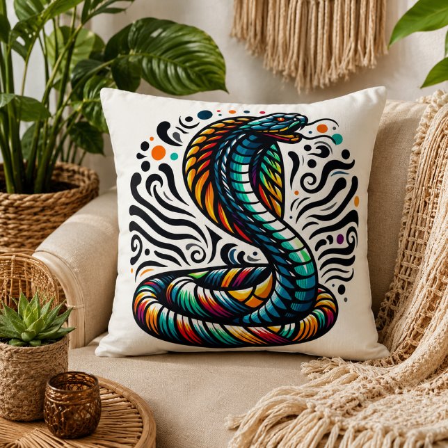 Almofada Conforto de Serpentina: Travesseiro à Forma de Cob (Serpentine Comfort: Cobra-Shaped Pillow for Exotic)