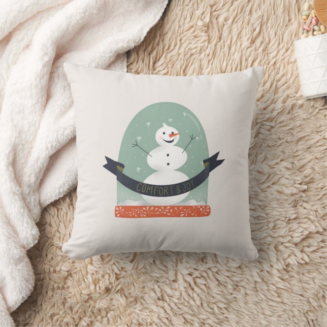 Almofada Conforto e Joy Snowman (Cobertor)