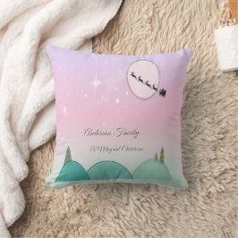 Almofada Conforto Natalino Pastel ao Luar