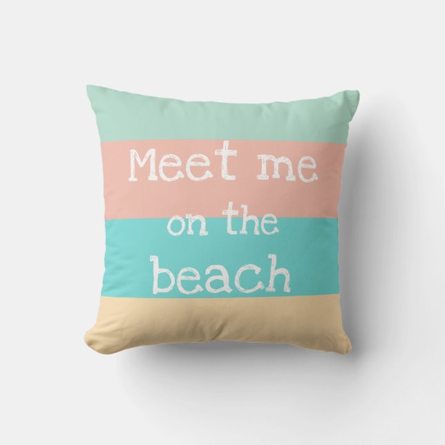 Almofada Conheça-me no Travesseiro decorativo de distribuiç (Frente)