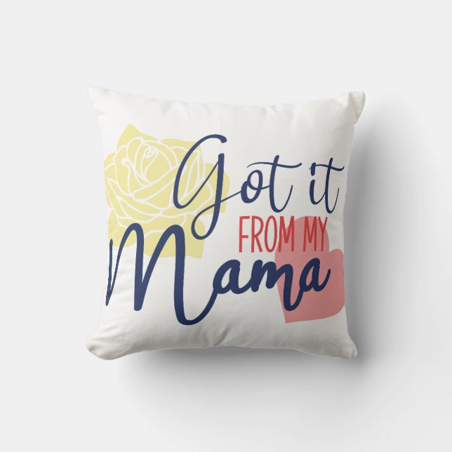 Almofada Consegui da minha mãe (Frente)