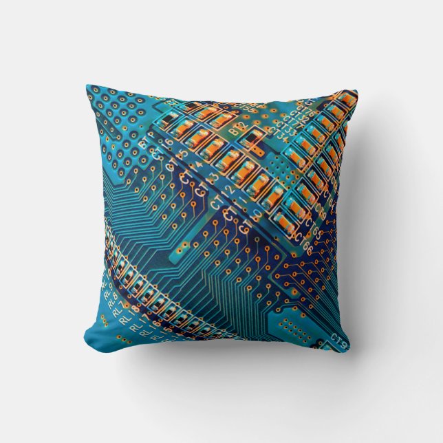 Almofada Conselho de circuito eletrônico fechado. computado (Frente)