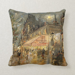 Almofada Constantin Korovin: Fuzileiro naval do La do café,