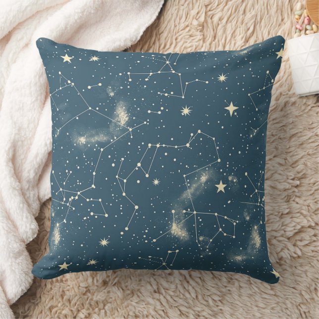 Almofada Constelação Celestial - Noite Estelar (2) (Cobertor)