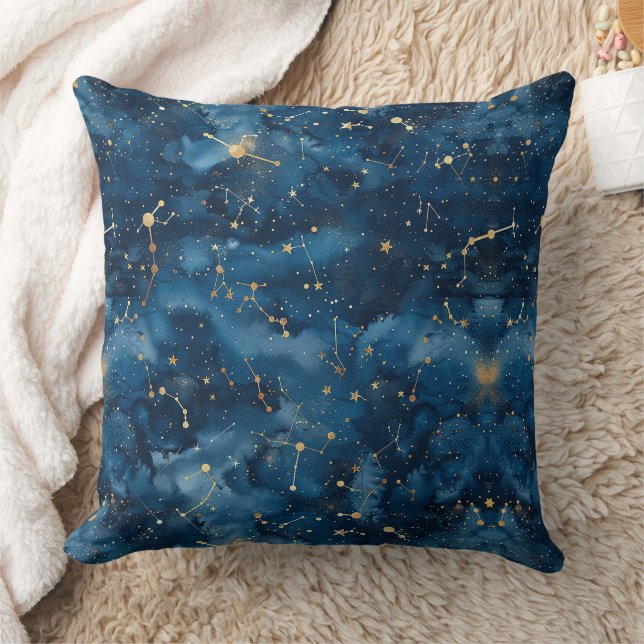 Almofada Constelação Celestial - Noite Estelar (7) (Cobertor)