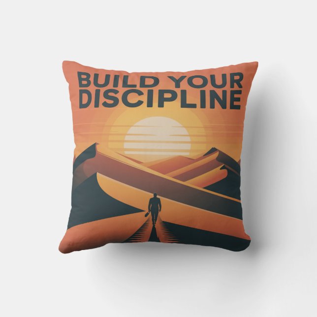 Almofada Construa Sua Disciplina (Verso)