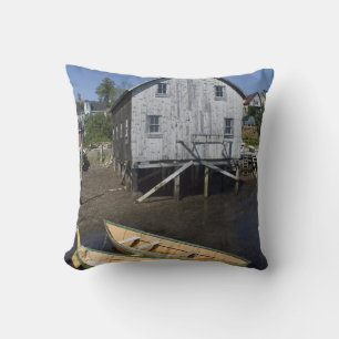 Almofada construtor de dories, Lunenburg, Nova Escócia, Can