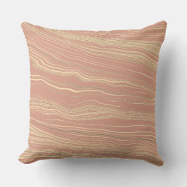 Almofada Contemporary Soft Coral, Tan with Linen Pattern