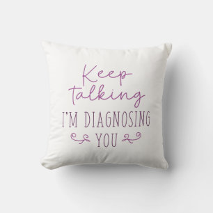 Almofada Continua a falar Estou a Diagnosticar-te