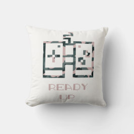 Almofada Controle de Jogo Camuflado Rosa Pronto Gamer