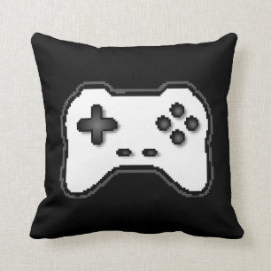 Almofada Controle de Jogo Estilo de Jogo Branco Preto de 8