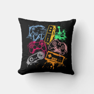 Almofada Controles de Consoles de Videojogos Retro 80's 90'