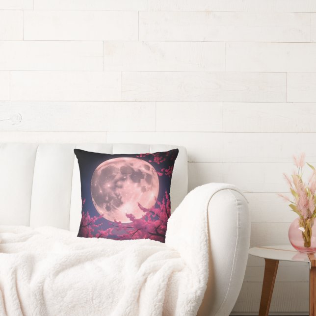 Almofada Convite à Lua Cheia e à Cereja - Elegante (Sofá)