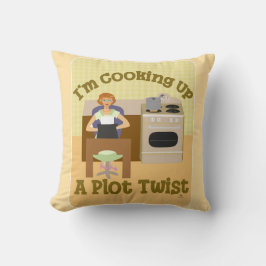 Almofada Cook Up Plot Twist - Escritor De Esposas