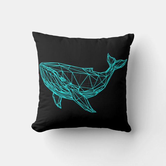 Almofada Cool Gamer Whale Throw Pillow (Frente)