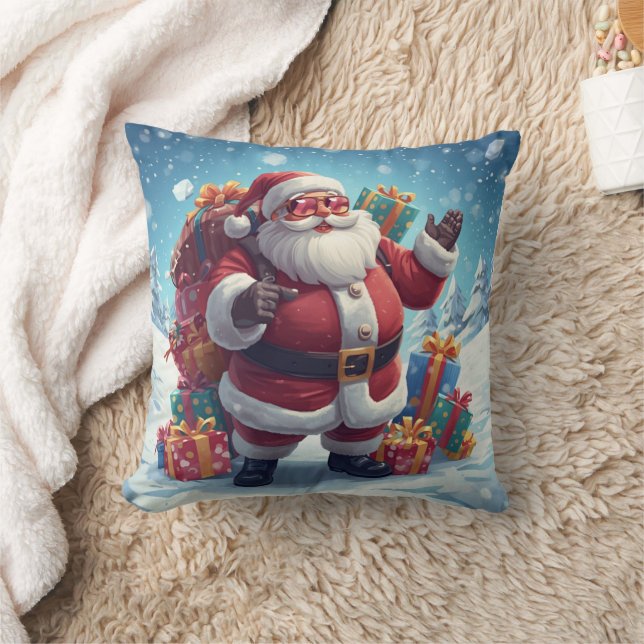 Almofada Cool Santa Pillow – Festive Charm for Cozy Spaces (Cobertor)