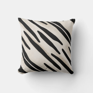 Almofada Coordenadas do travesseiro de impressão zebra