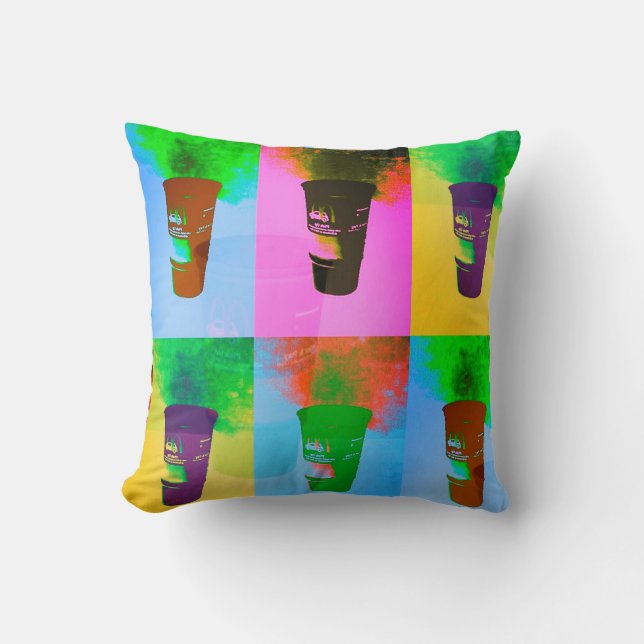 Almofada copos de pop (Frente)