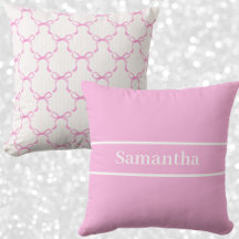 Coquette Rosa Laço & Listra Personalizado Grandmil