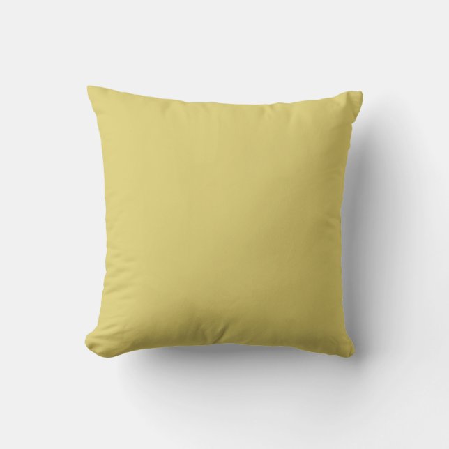 Almofada Cor Amarelo Dourado Empoeirado (Frente)