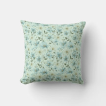 Cor damasco floral com estilo de colheita azul