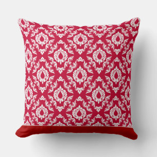 Almofada Cor damasco moderno Vermelho 2 - CH9