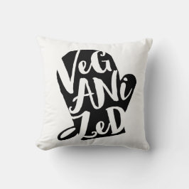 Almofada Cor de Fundo Personalizada do Vegan Veganizada
