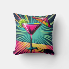 Almofada Cor-de-Rosa de Cocktail
