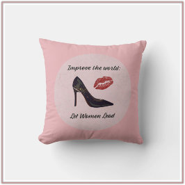 Almofada Cor-de-rosa moderno deixa as mulheres liderarem
