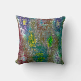 Almofada Cor do brilho liso, mancha rústica