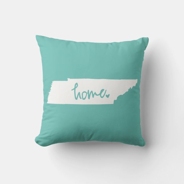 Almofada Cor Home do costume de Tennessee (Frente)