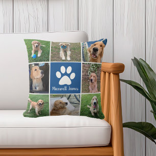 Almofada Cor Personalizada - Colagem de Fotos - Pata Imprim