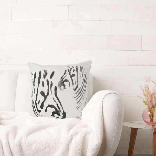 Almofada Cor Personalizada da Vida Selvagem da Zebra Art (Sofá)