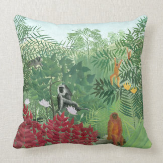 Almofada Cor Restaurada Henri Rousseau Mackey Jungle Art