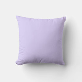 Almofada Cor Sólida Lavanda Pálida