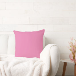 Almofada Cor Sólida Mínima Moderna Rosa