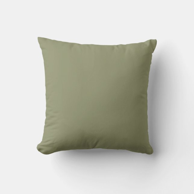 Almofada Cor Sólida Monocromática 91946E Verde Escuro (Frente)