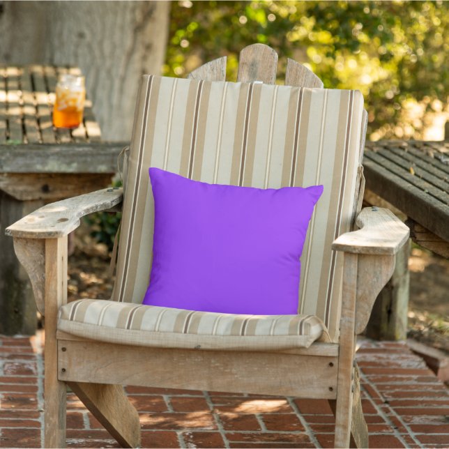 Almofada Cor Sólida Neon Purple (Cadeira)