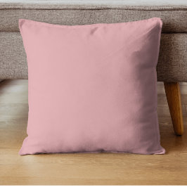 Almofada Cor Sólida Rosa-Rosa Rosa | Clássico | Elegante