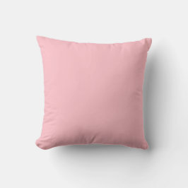 Almofada Cor Sólida Rosa Simples
