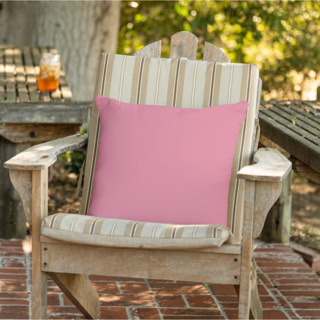 Almofada Cor Sólida Rosa Tulipa da Moda (Cadeira)