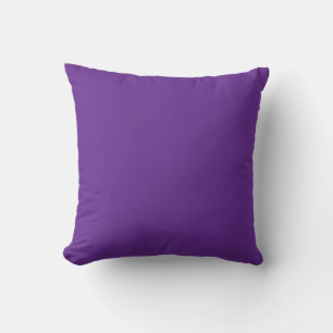 Almofada Cor Sólida Roxa Violeta Escura